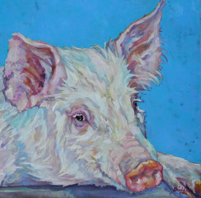 Pork Chop :: Artwork by Patricia A. Griffin